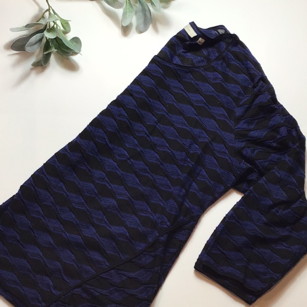 Sejour > Navy Diamond Sweater 1X